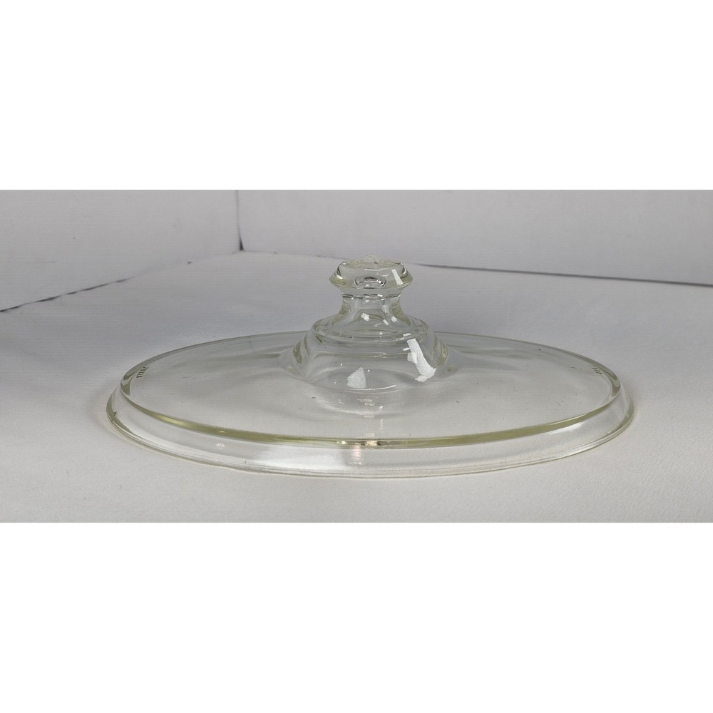 Vintage PYREX 294 Clear Glass Oval Casserole Lid Replacement Lid Only